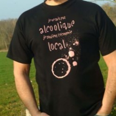 Tee shirt Alcoolique local Tee Time